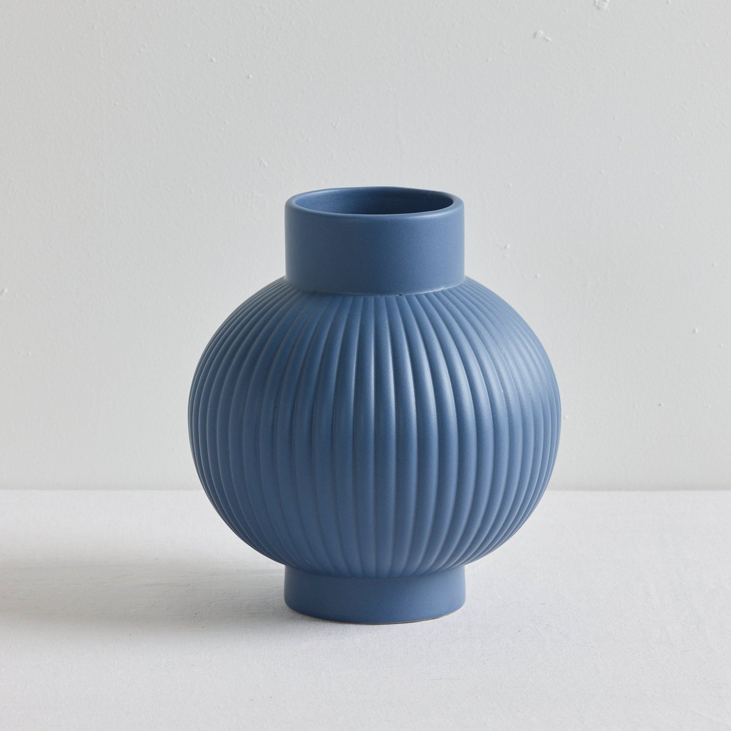 Vase côtelé Tessa - Bleu