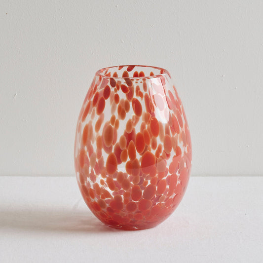 Vase Lottie en verre - Rouille