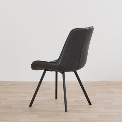 Chaise de salle à manger Tanner - Noire