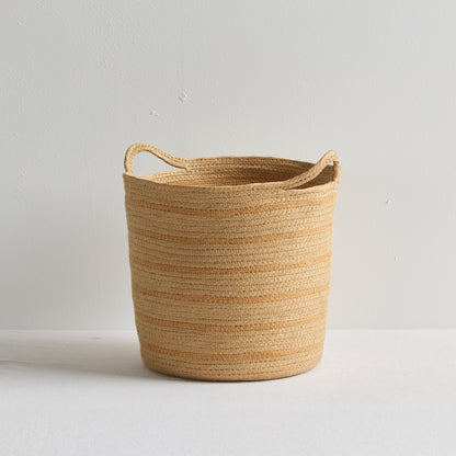 Panier Beren - Grand - Naturel/Brun