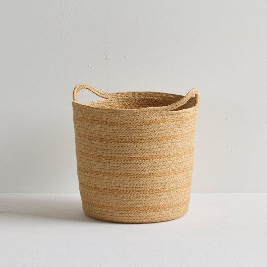 Panier Beren - Grand - Naturel/Brun