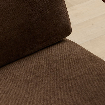 Fauteuil en marbre - Chocolat