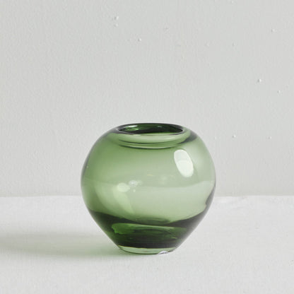 Vase en verre Jiro - Gris/Vert