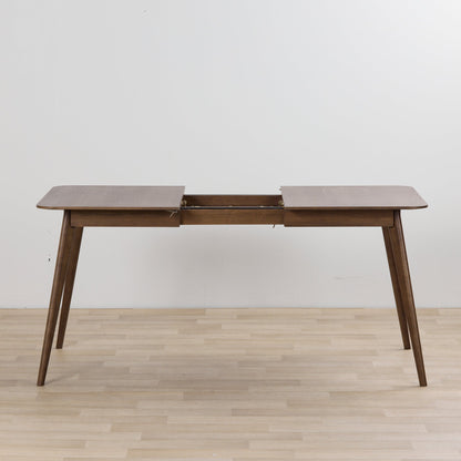 Table de salle à manger en osier - Frêne fumé