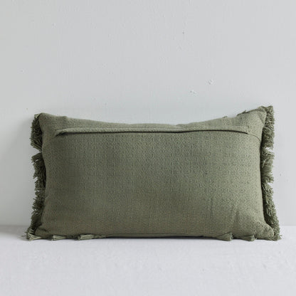 Coussin Chichi - Olive foncé - 30 x 50 cm