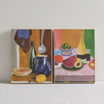 Impression de fruits et de vin