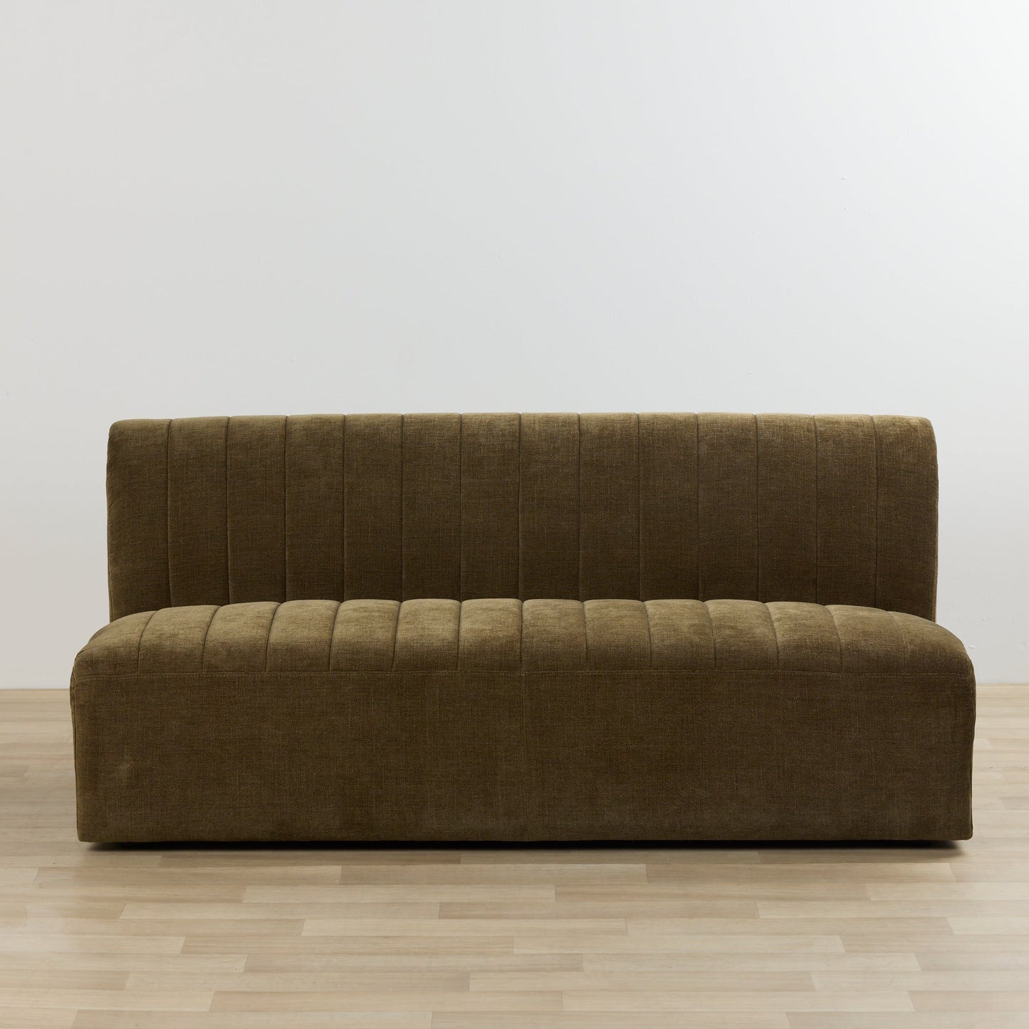 Canapé modulable Acadia 3 places sans accoudoirs - Kaki