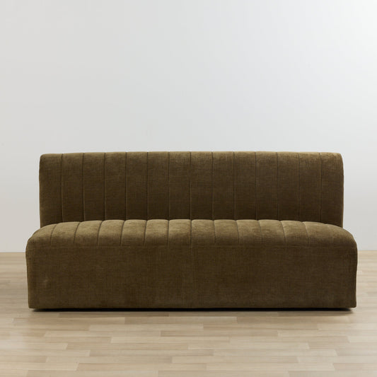Canapé modulable Acadia 3 places sans accoudoirs - Kaki