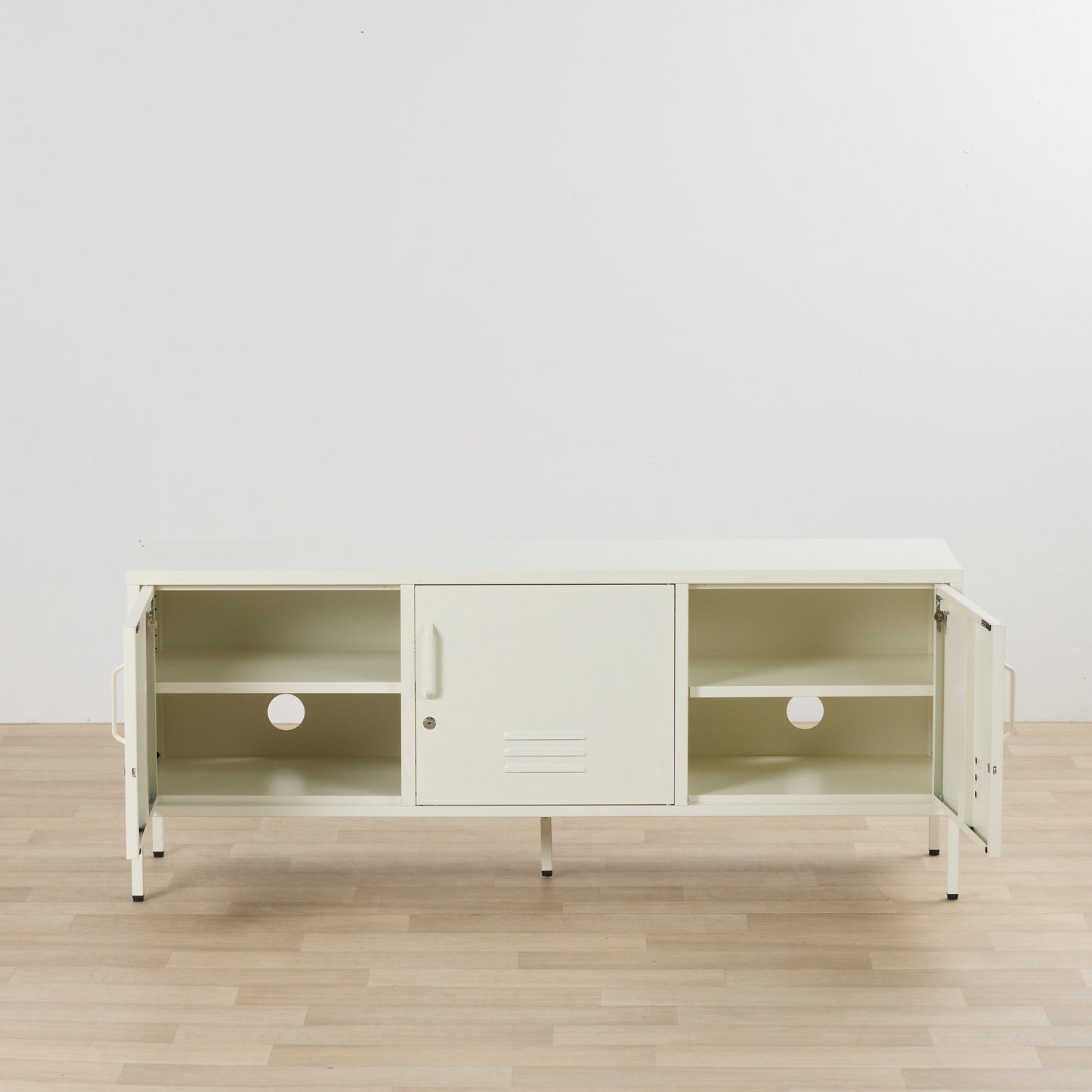 Casier à trois portes Irvine - Lait