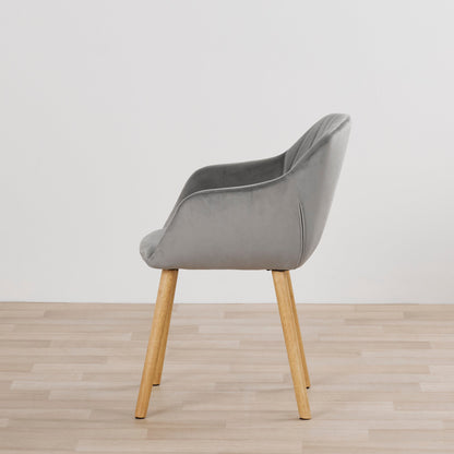 Chaise de salle à manger Moselle - Grise