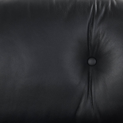 Ensemble fauteuil et repose-pieds Eames (réplique) - Noir