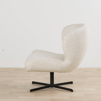 Fauteuil pivotant Gilbert - Naturel