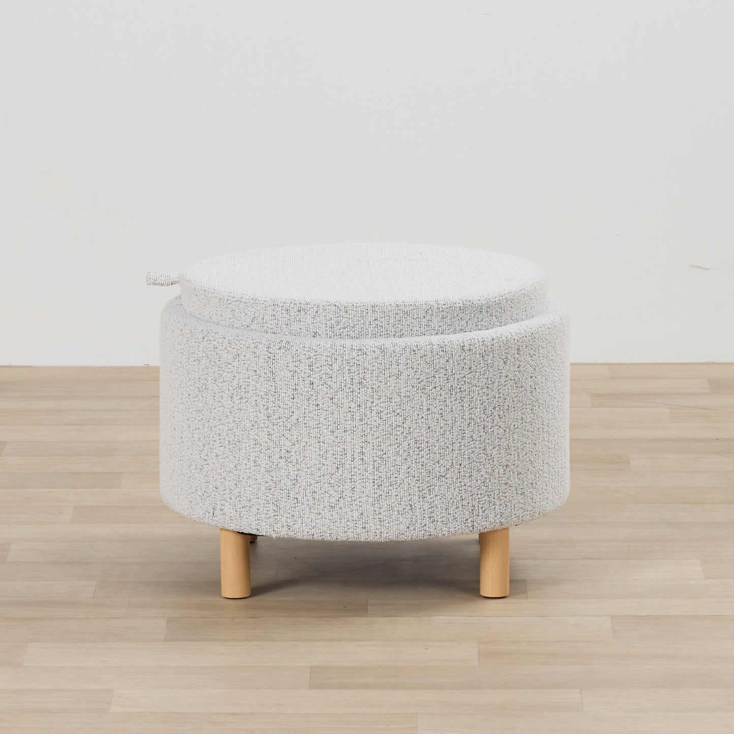 Pouf à plateau Maxi - Gris clair