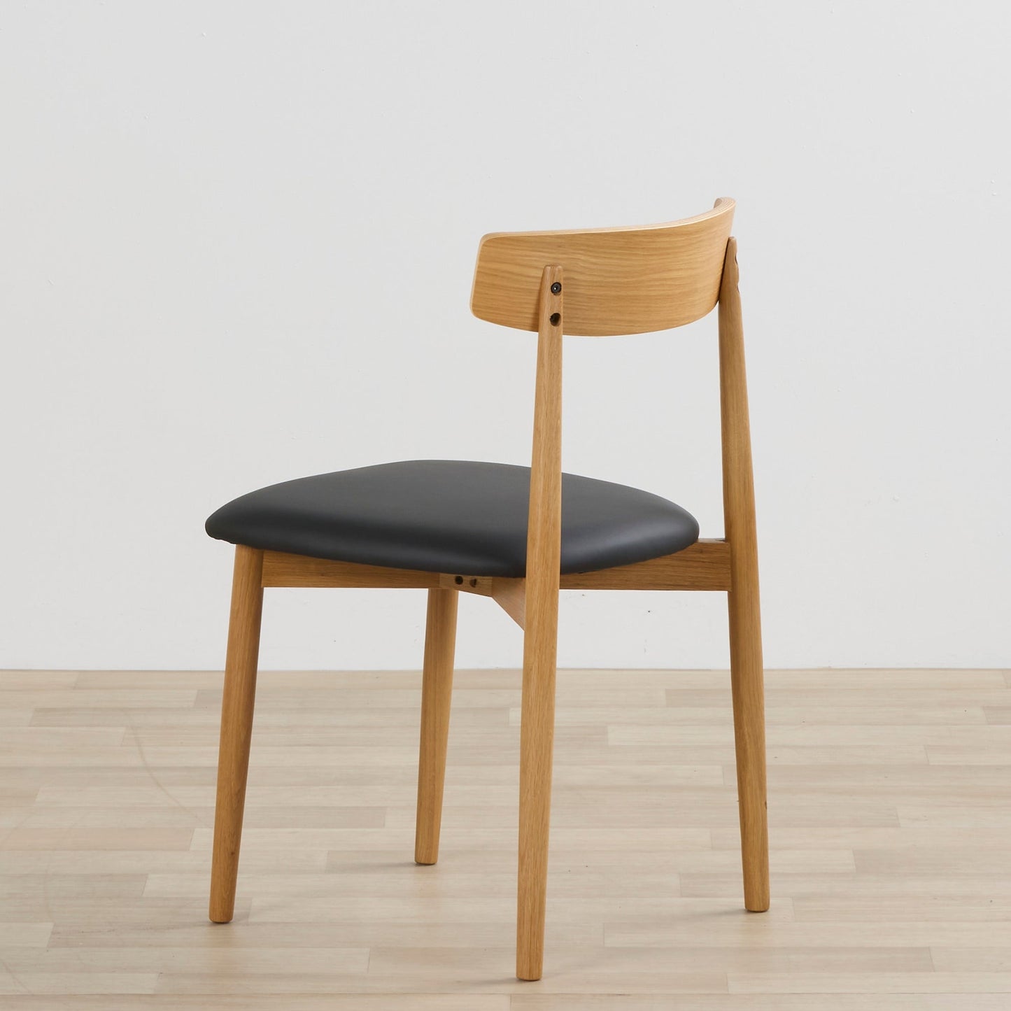 Chaise de salle à manger Henry - Chêne/PU