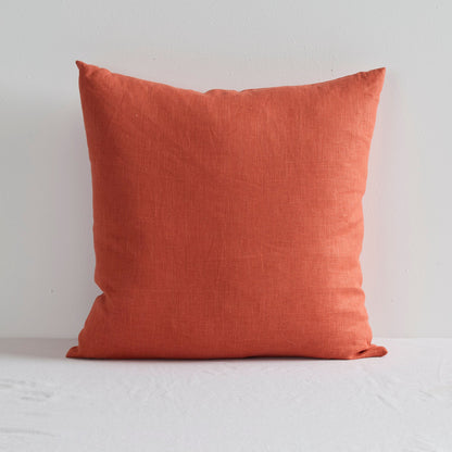 Coussin en lin Jasper - Tangelo - 50 x 50