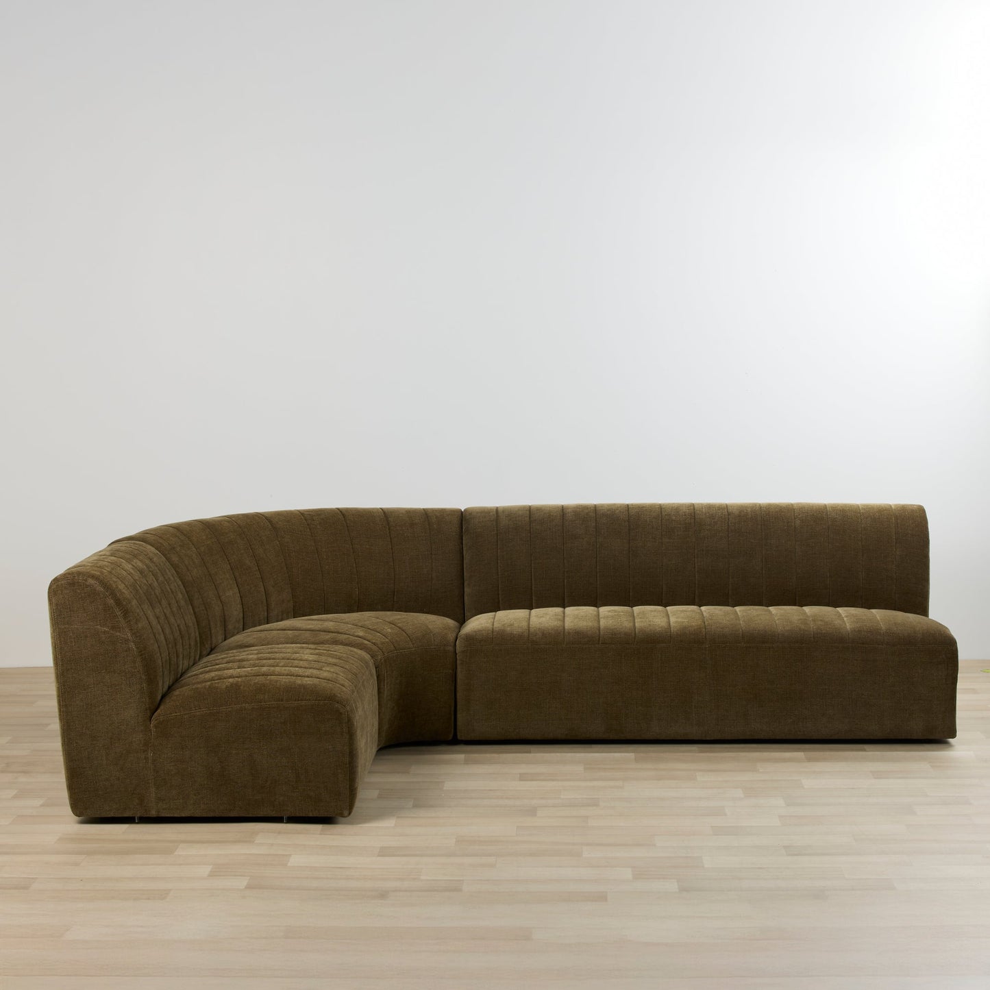 Canapé-lit modulaire Acadia 1,5 place sans accoudoirs - Kaki