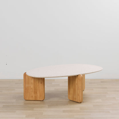 Table basse Pascal - Naturel/Terrazzo-One