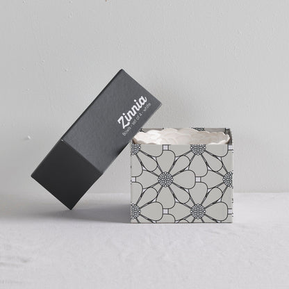 Ensemble de 4 bols Zinnia - Blanc