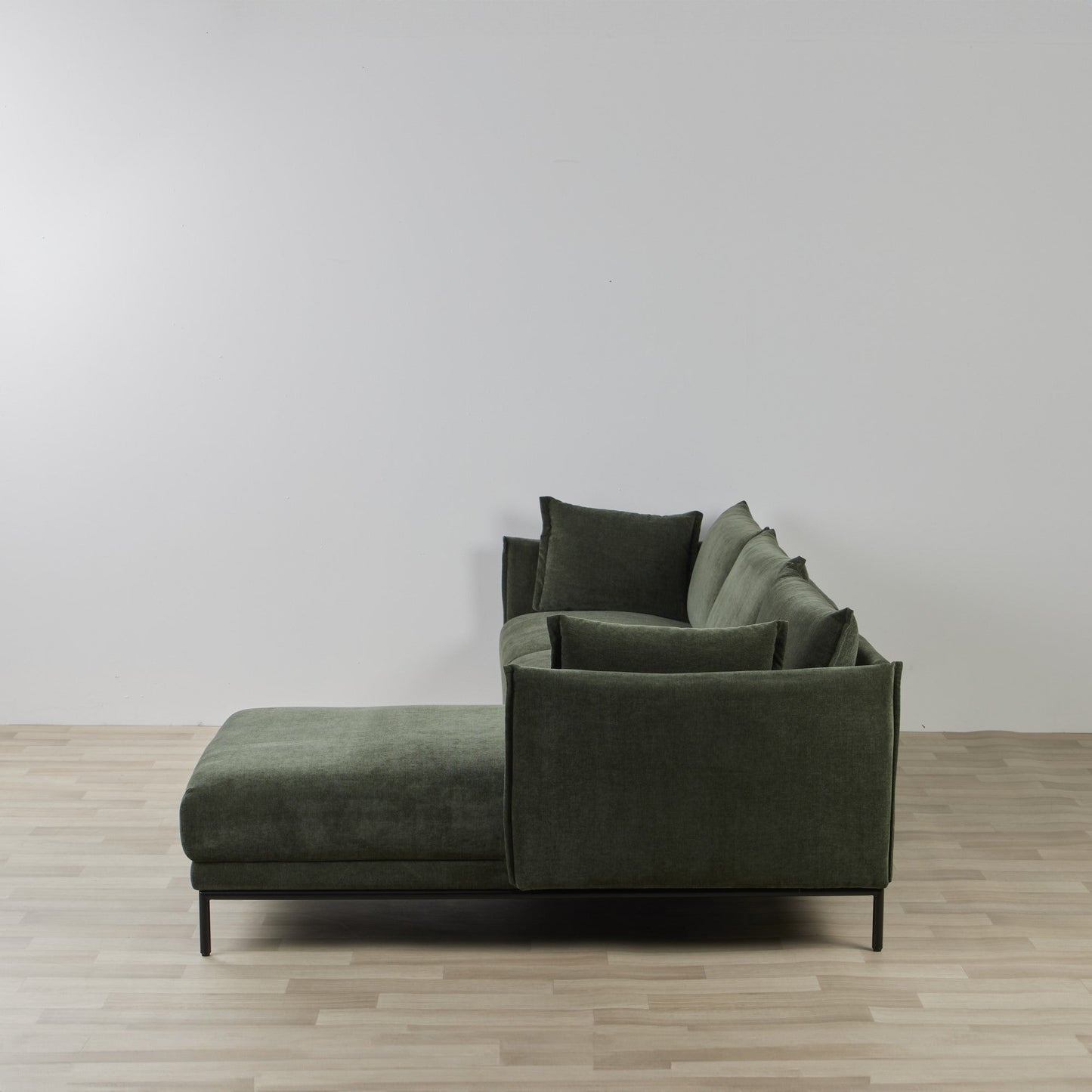 Canapé méridienne 3 places Lugo RH - Forêt