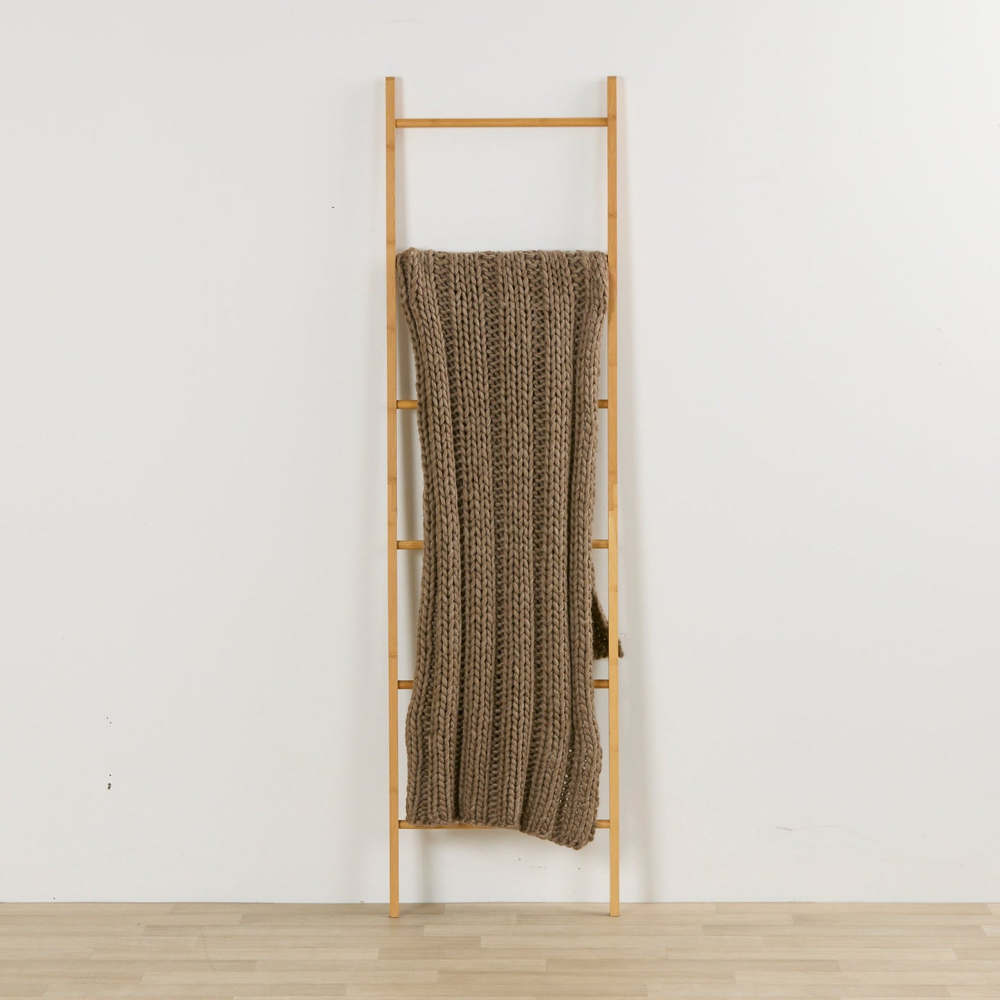 Plaid en grosse maille - Espresso