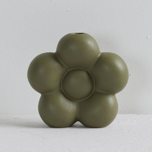 Vase Floral Bloom - Vert Laural