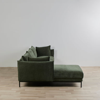 Chaise longue Lugo 3 places gauche - Forêt