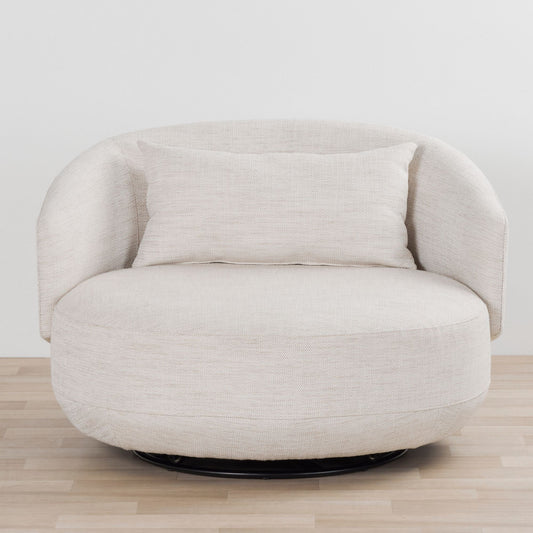 Fauteuil pivotant Lunar - Naturel