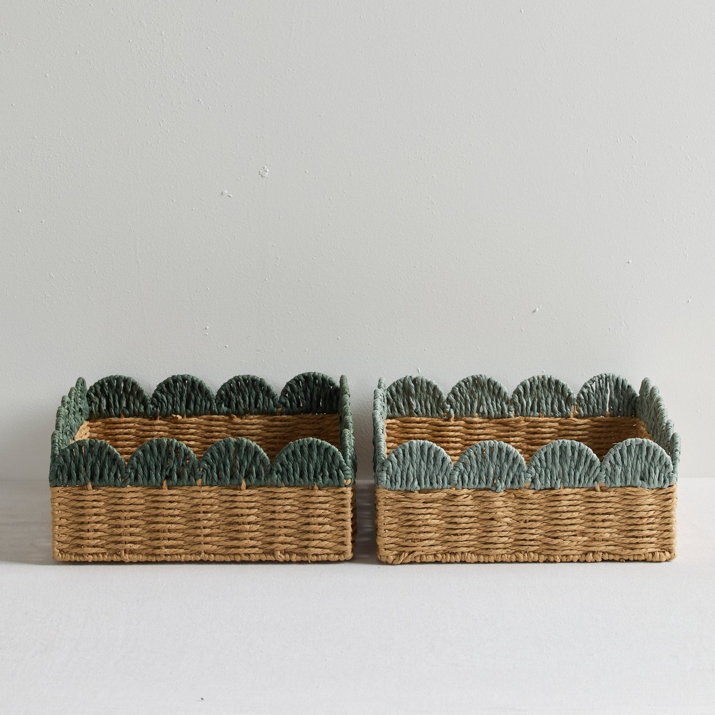 Plateau Zola - Grand - Naturel/Gris bleu