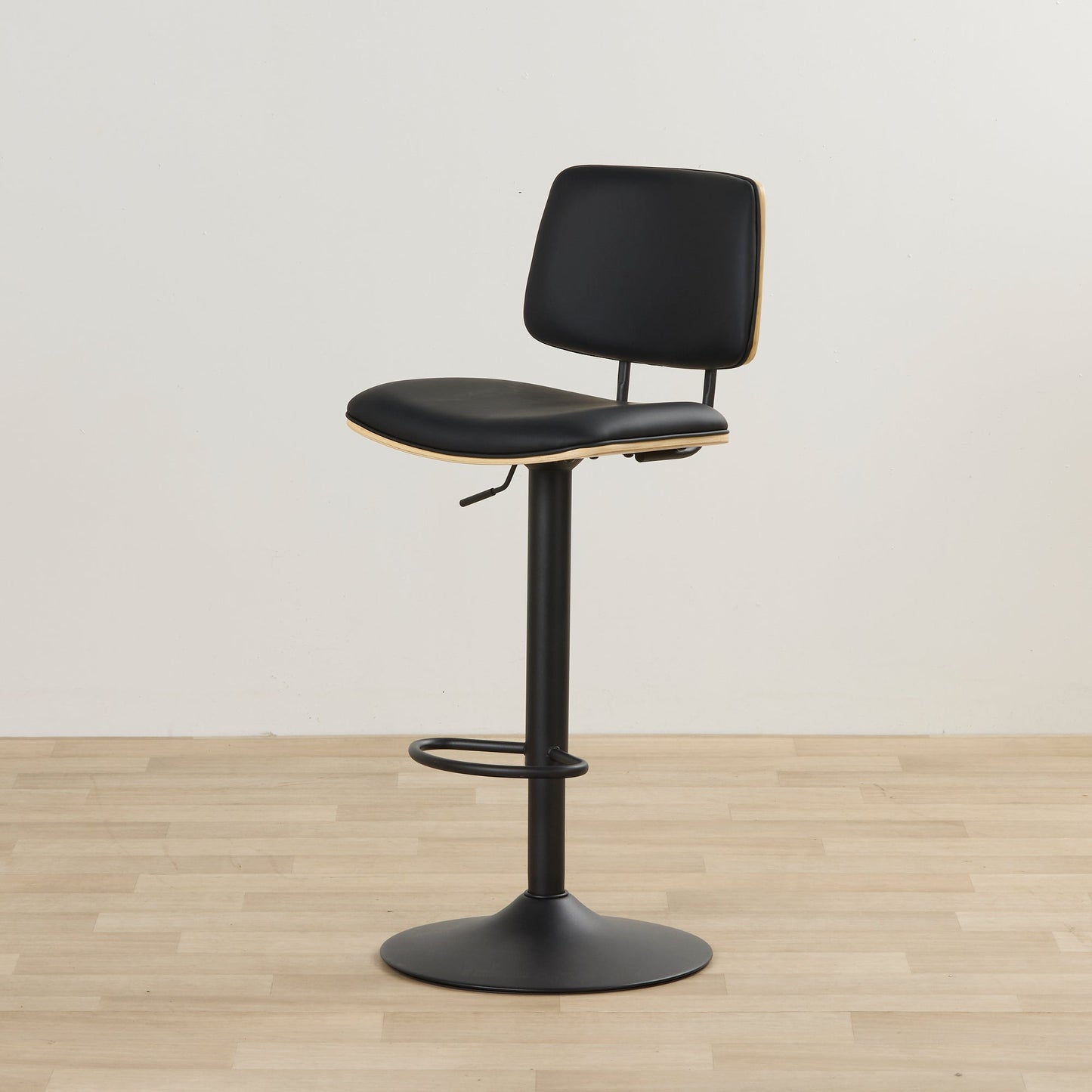 Tabouret de bar Hinton - Noir/Noir