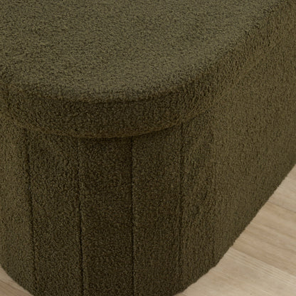 Pouf Toby - Vert olive