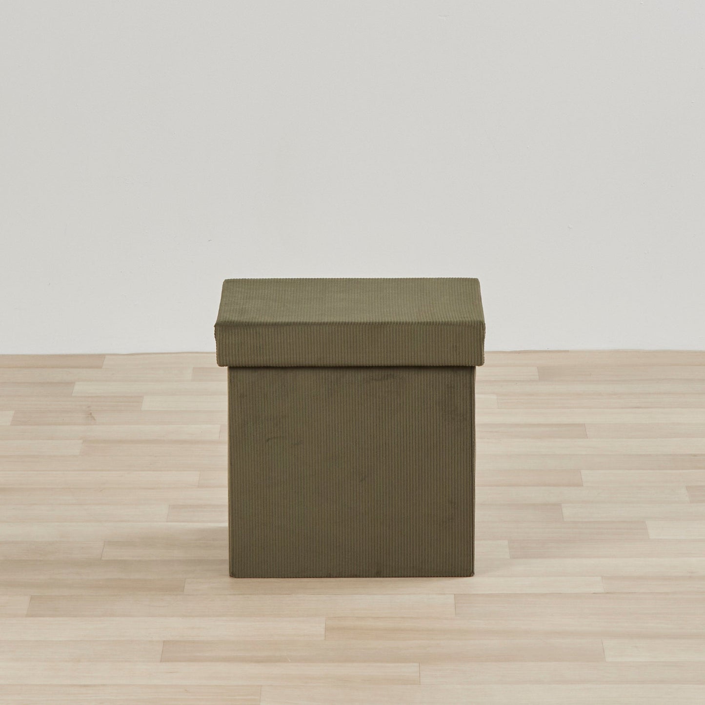 Pouf pliable - Petit - Vert olive