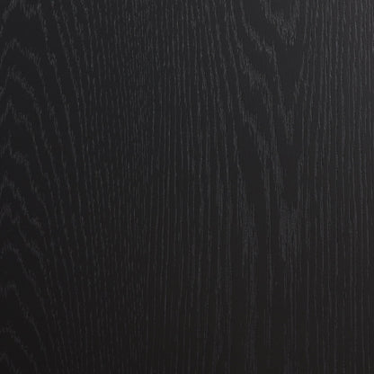 Table de salle à manger ronde Whitby - Noire - 105 cm