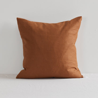 Coussin en lin Jasper - Argile - 50 x 50