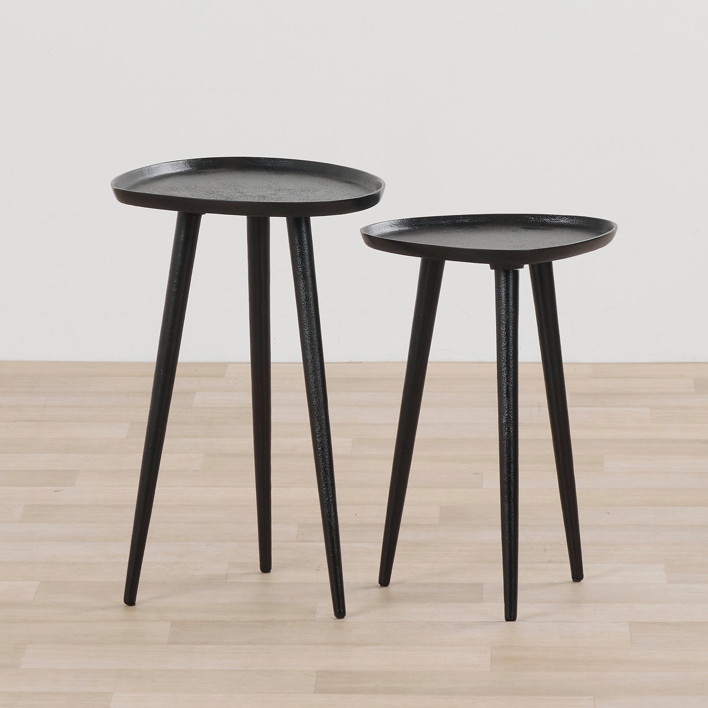 Tables d'appoint Temper Nest - Noires - Lot de 2