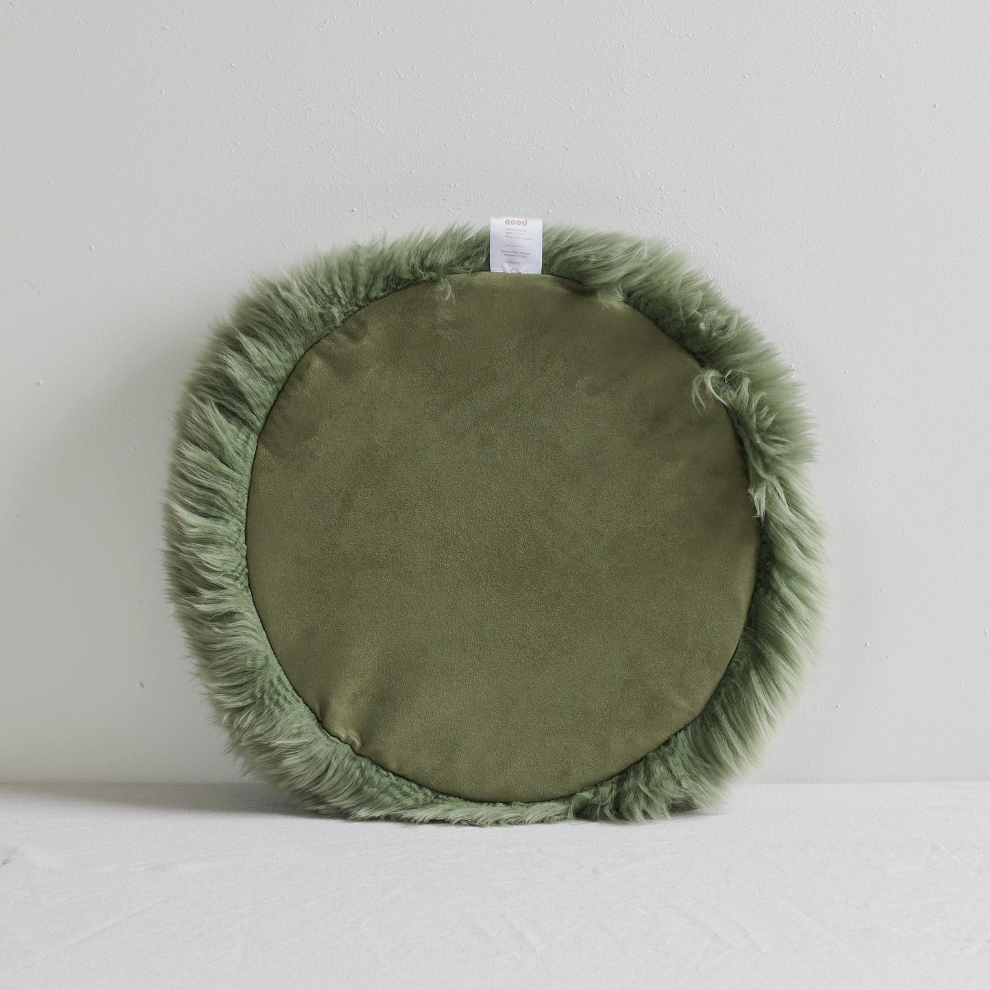 Coussin d'assise en peau de mouton - Sauge