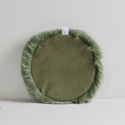 Coussin d'assise en peau de mouton - Sauge