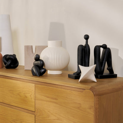 Serre-livres Rest Awhile - Noir - 2 pièces