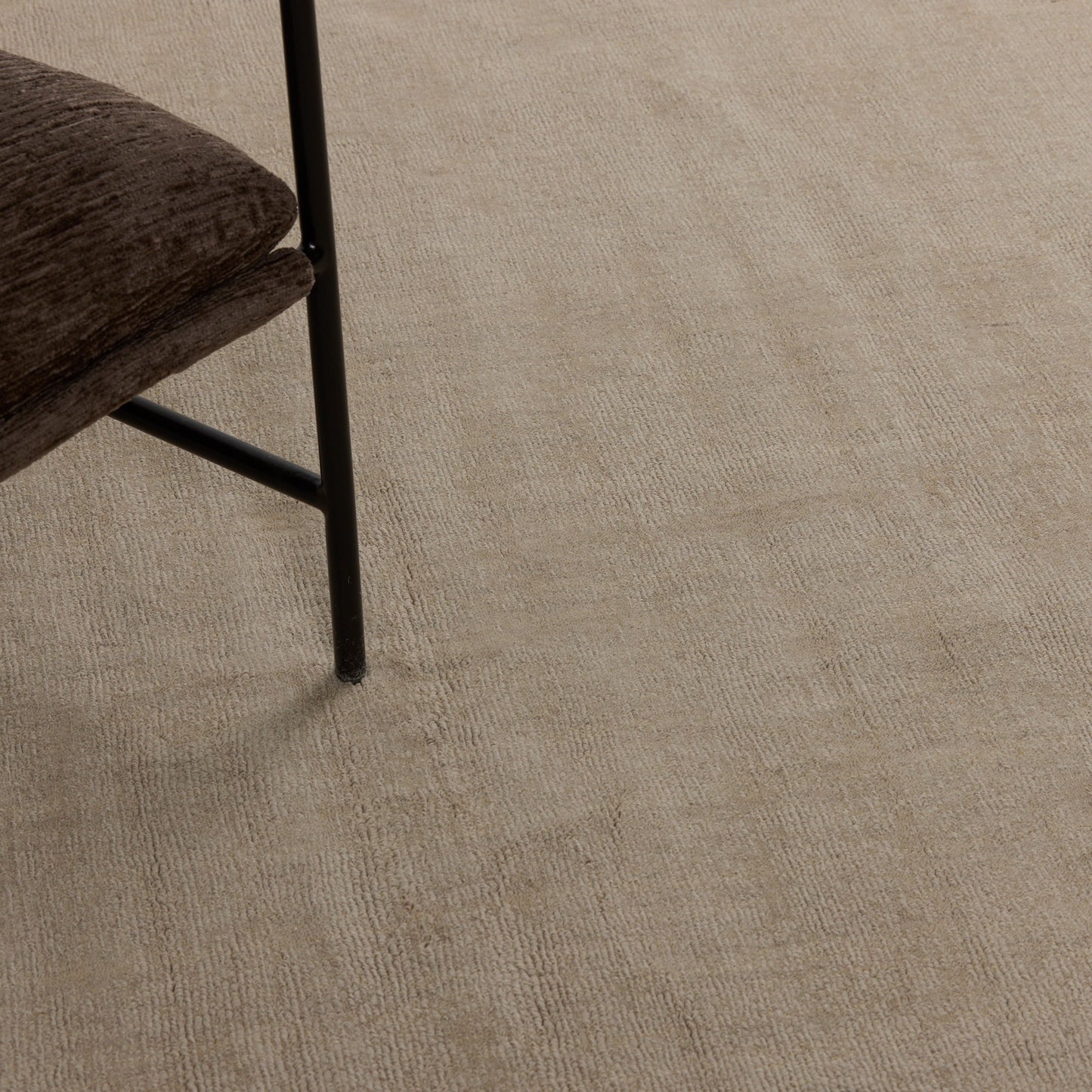 Tapis rond en laine Axel - Sable - 220 cm