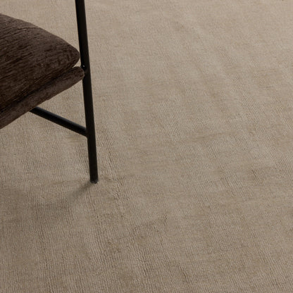 Tapis rond en laine Axel - Sable - 220 cm