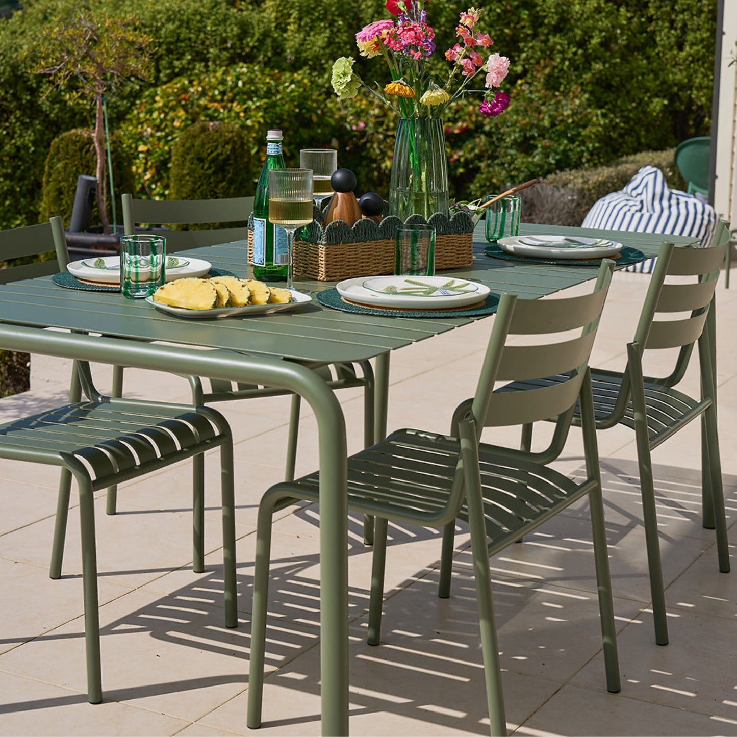 Chaise de salle à manger Santora - Verte