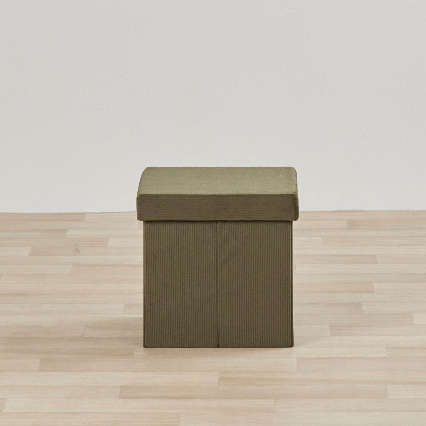 Pouf pliable - Petit - Vert olive