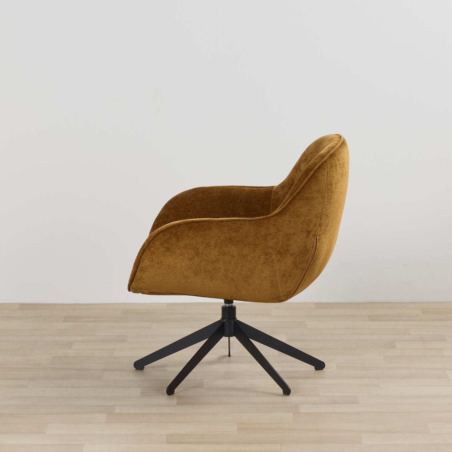 Fauteuil pivotant Brynn - Vieil or