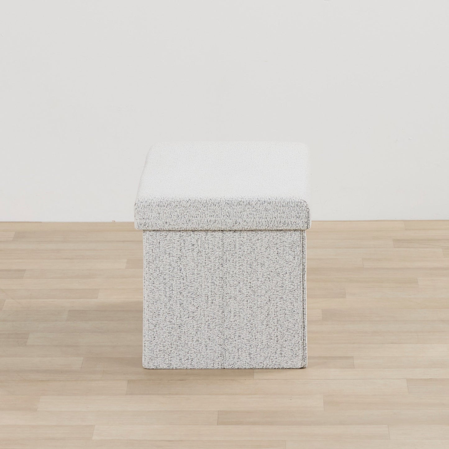 Pouf pliable - Grand - Gris clair