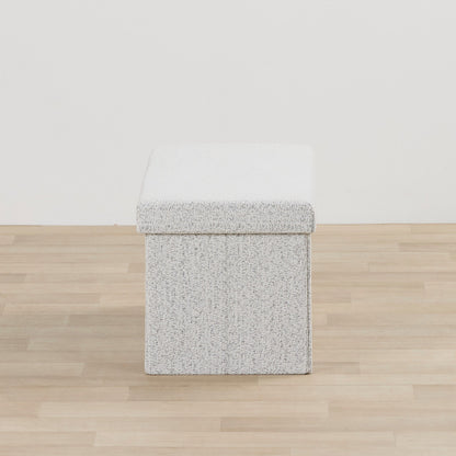 Pouf pliable - Grand - Gris clair