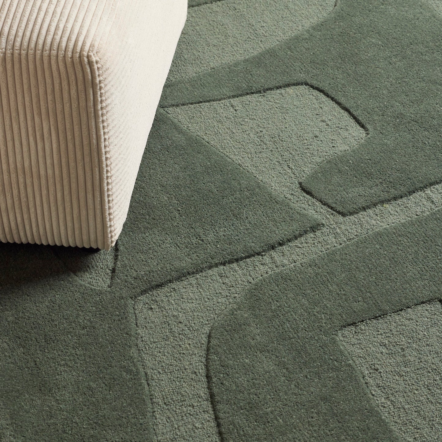 Tapis en laine Odin - Forêt - 230 cm