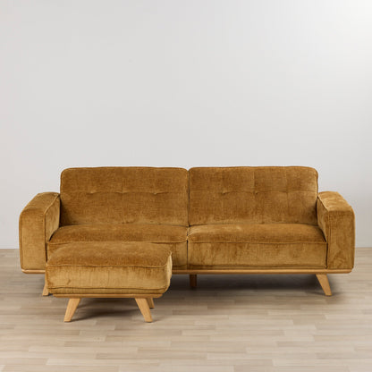 Canapé 3 places Lloyd - Or vieilli