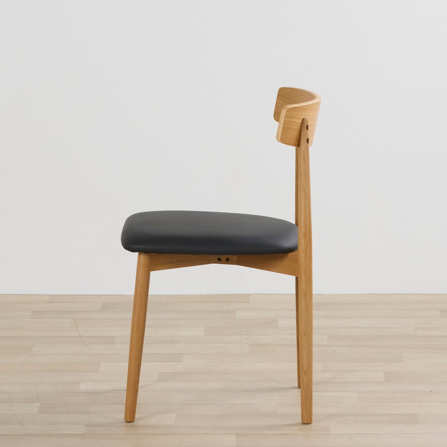 Chaise de salle à manger Henry - Chêne/PU