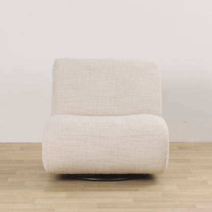 Fauteuil pivotant Sashka - Naturel