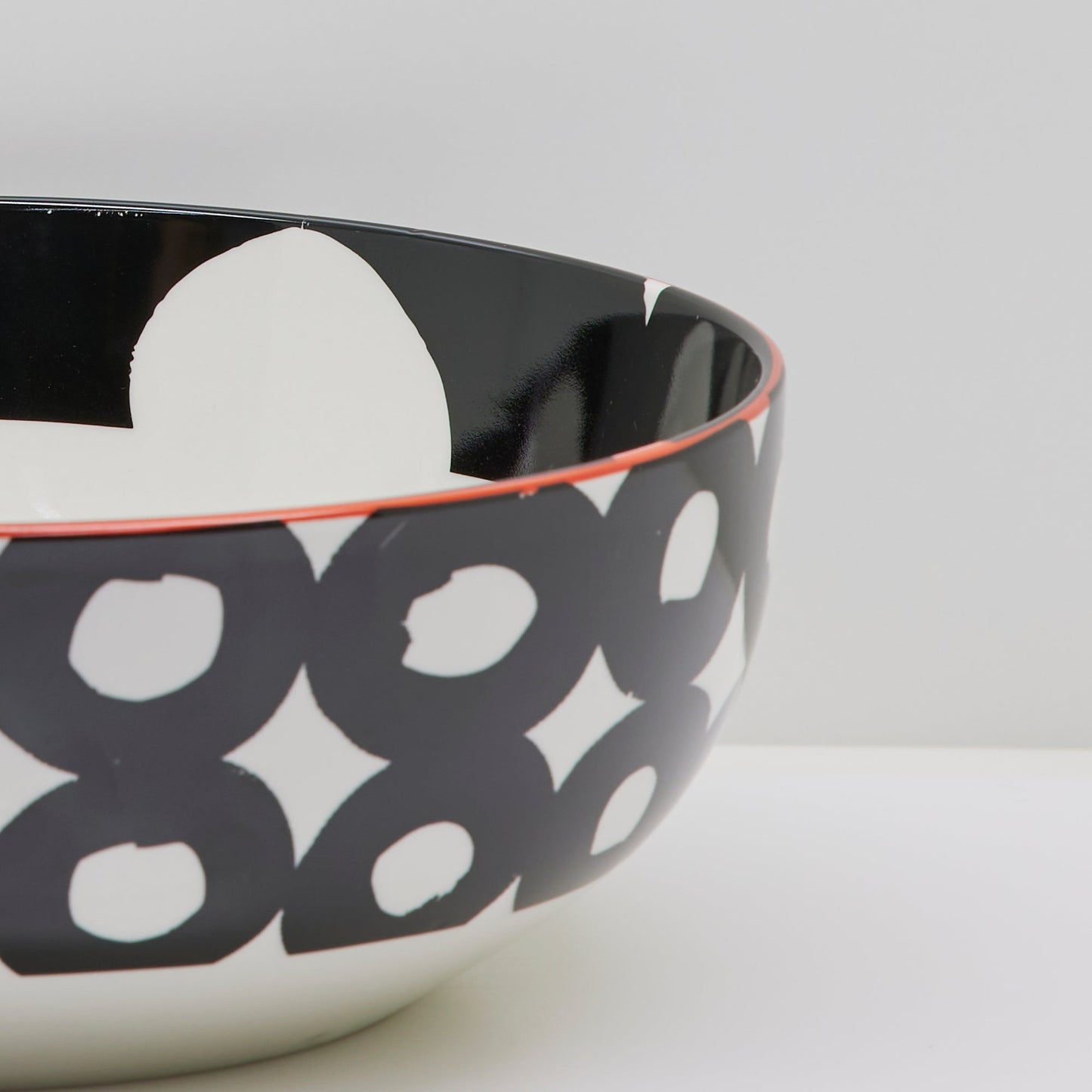 Bol de service Suki - Noir/Blanc