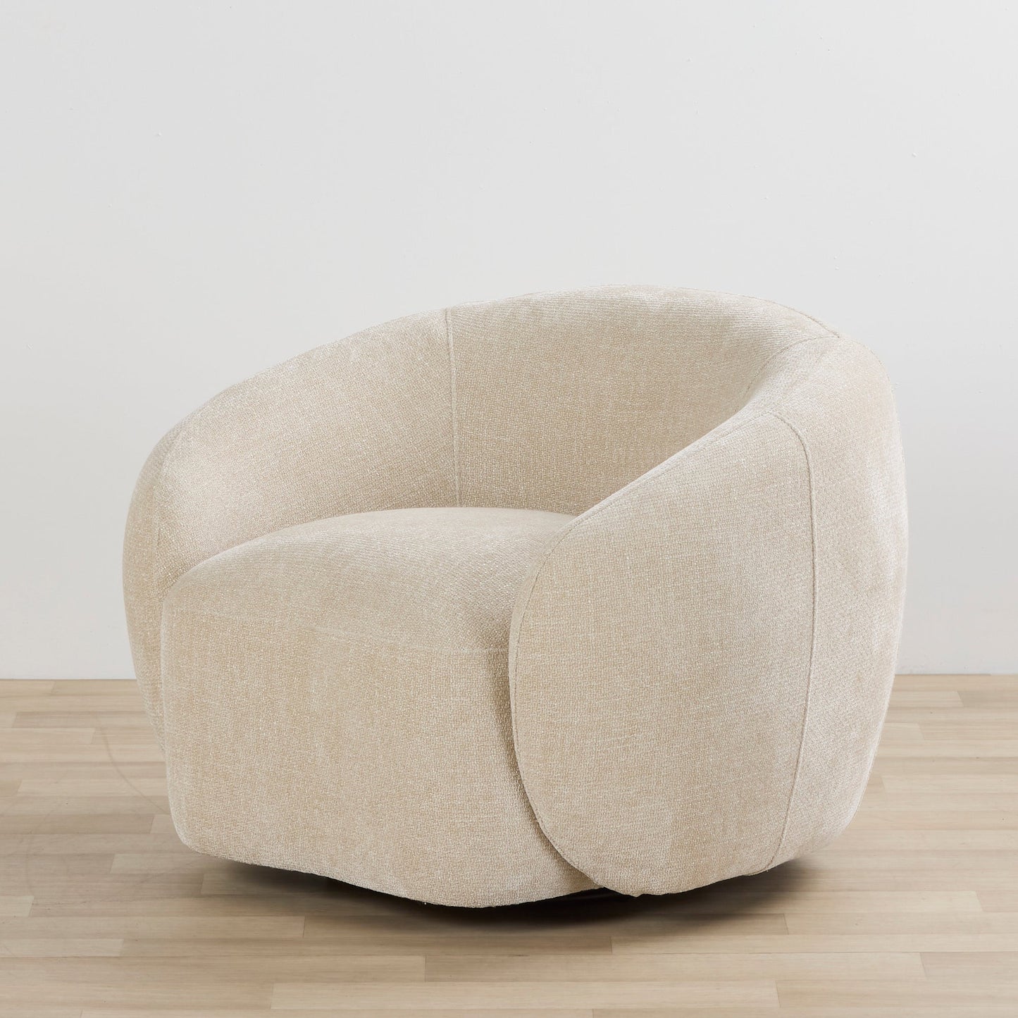 Fauteuil pivotant Duke - Naturel